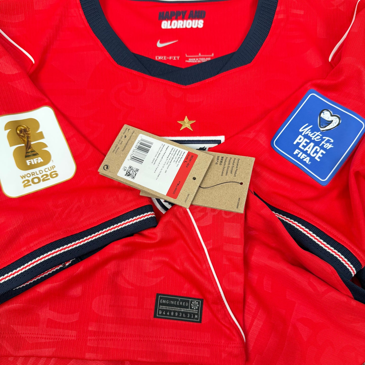 2026/27 England Away Shirt - Bellingham - New with Tag - L