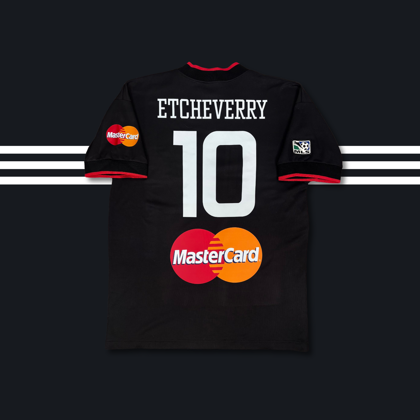 2000/01 DC United Home Shirt - Etcheverry - XL