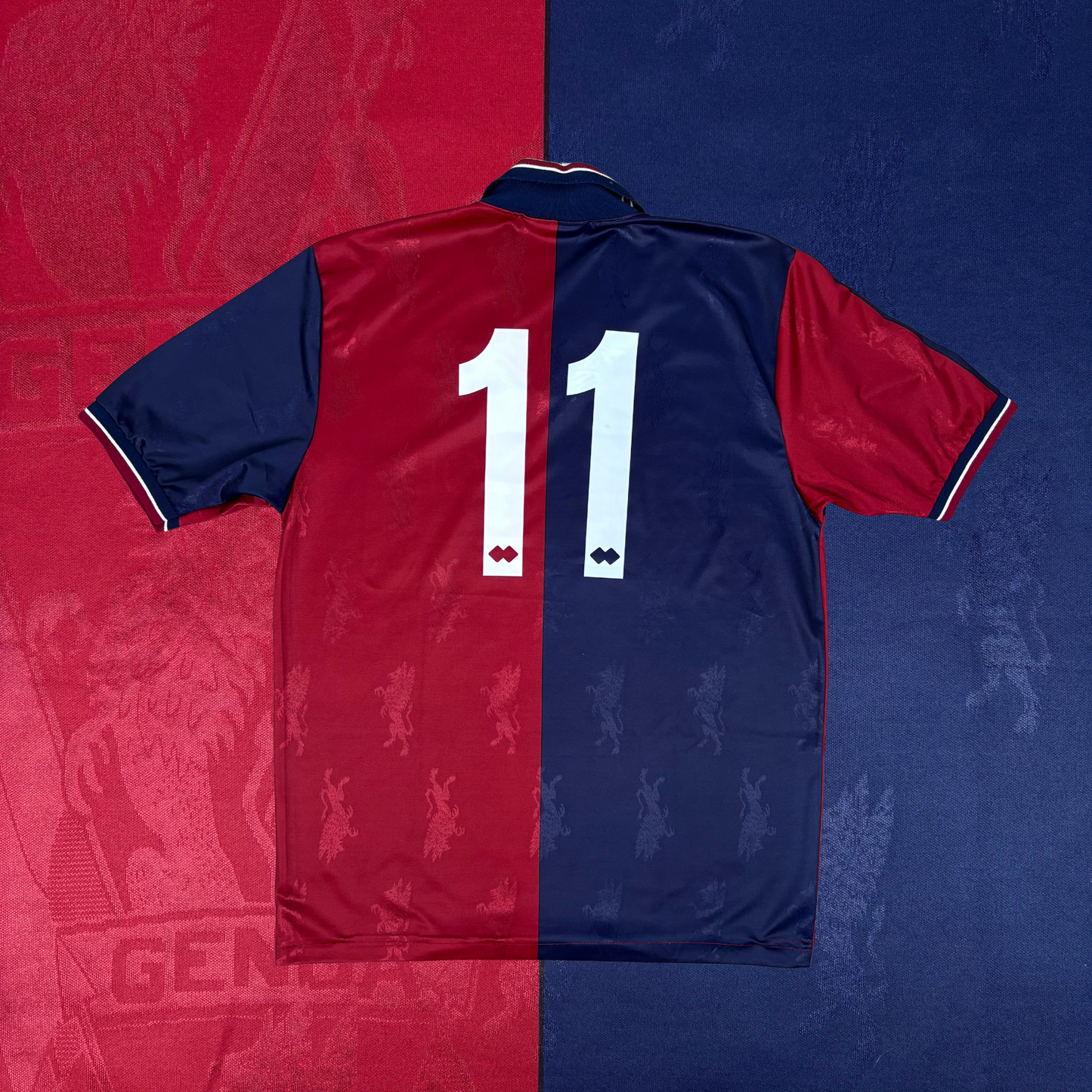 1994/95 Genoa Home Shirt - Kazu - L