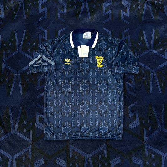 1992/93 Scotland Home Shirt - L