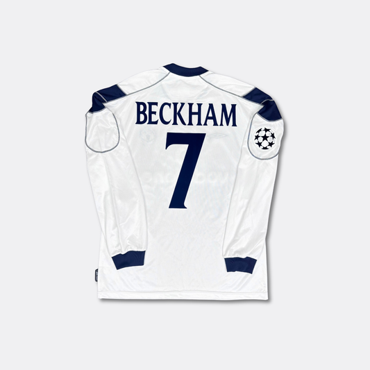 2000/01 Manchester United Longsleeve Away Shirt - Beckham - M