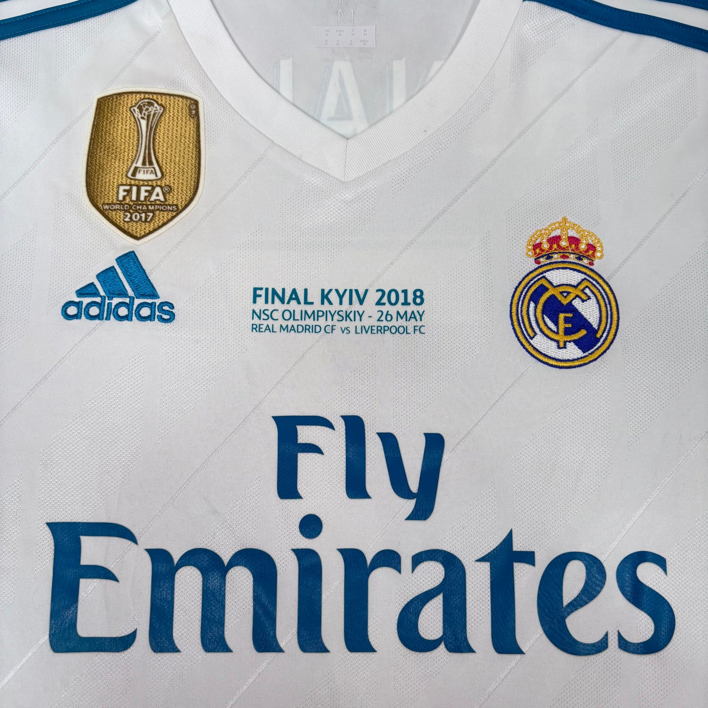 2017/18 Real Madrid Home Longsleeve Shirt - Cristiano Ronaldo - M