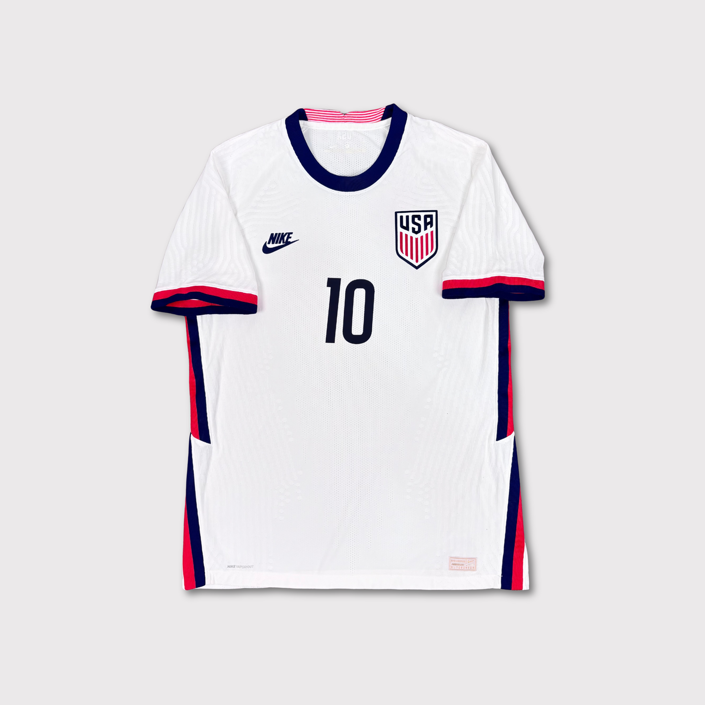 2020/21 United States Home Shirt - Player Issue - Pulisic - M