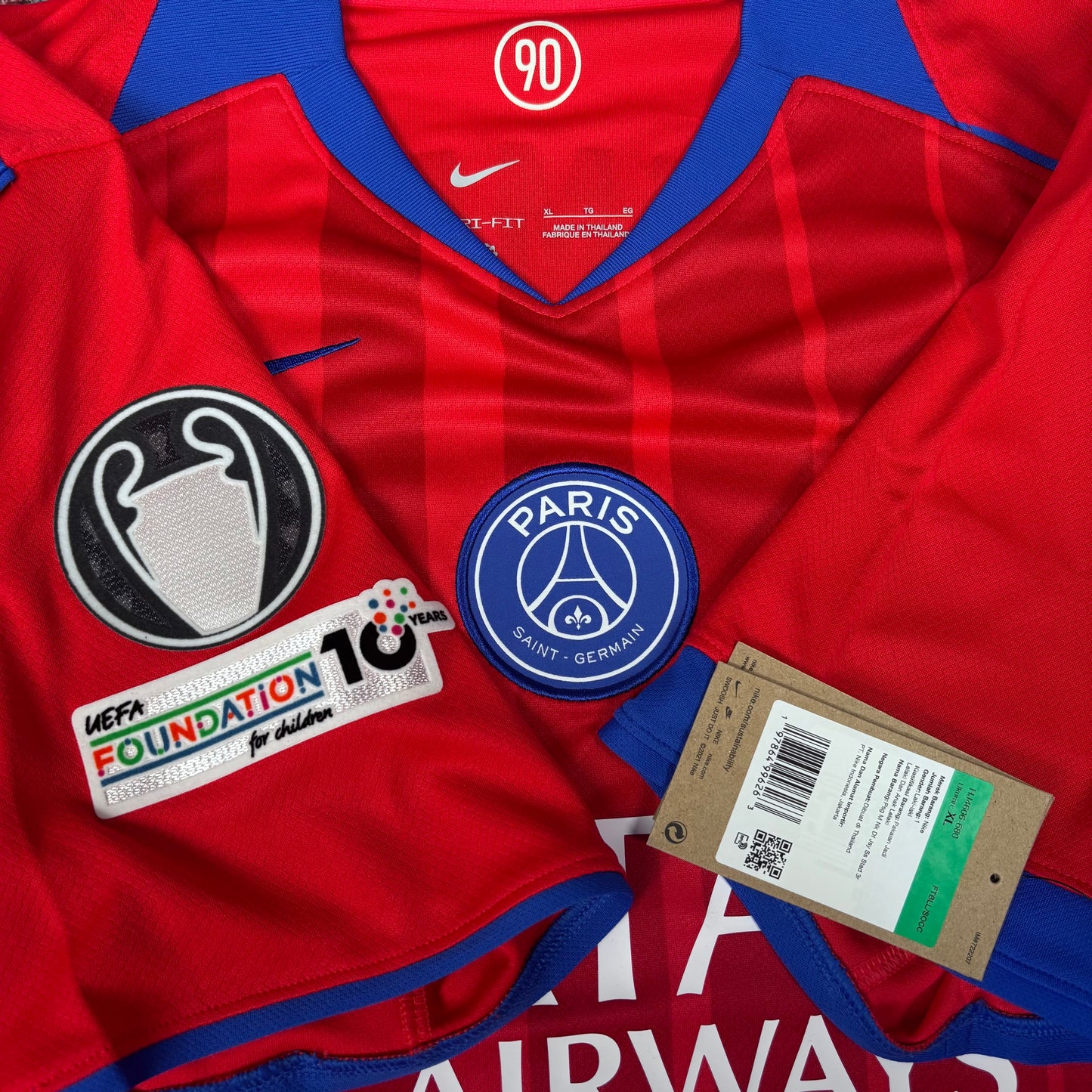 2025/26 Paris Saint Germain Third Shirt - Dembele - XL - New with Tag