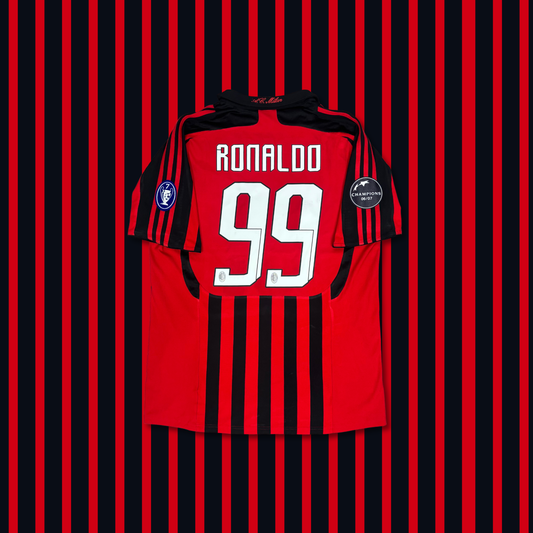 2007/08 AC Milan Home Shirt - Ronaldo Nazário - L