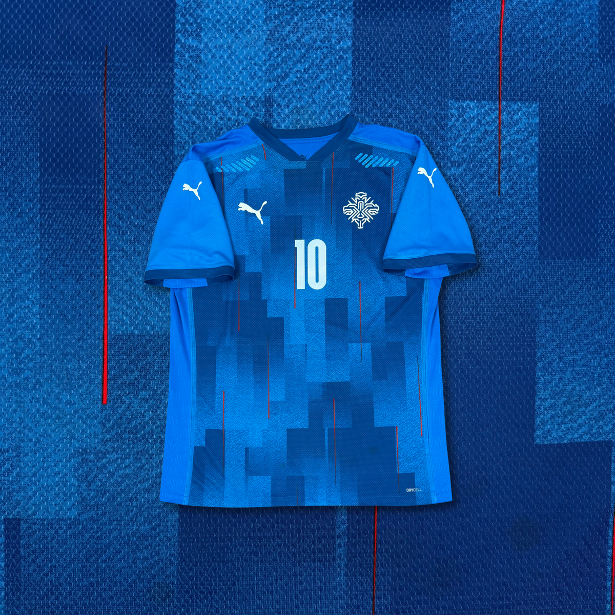 2020/21 Iceland Home Shirt - Player Issue - Sigurdsson - L