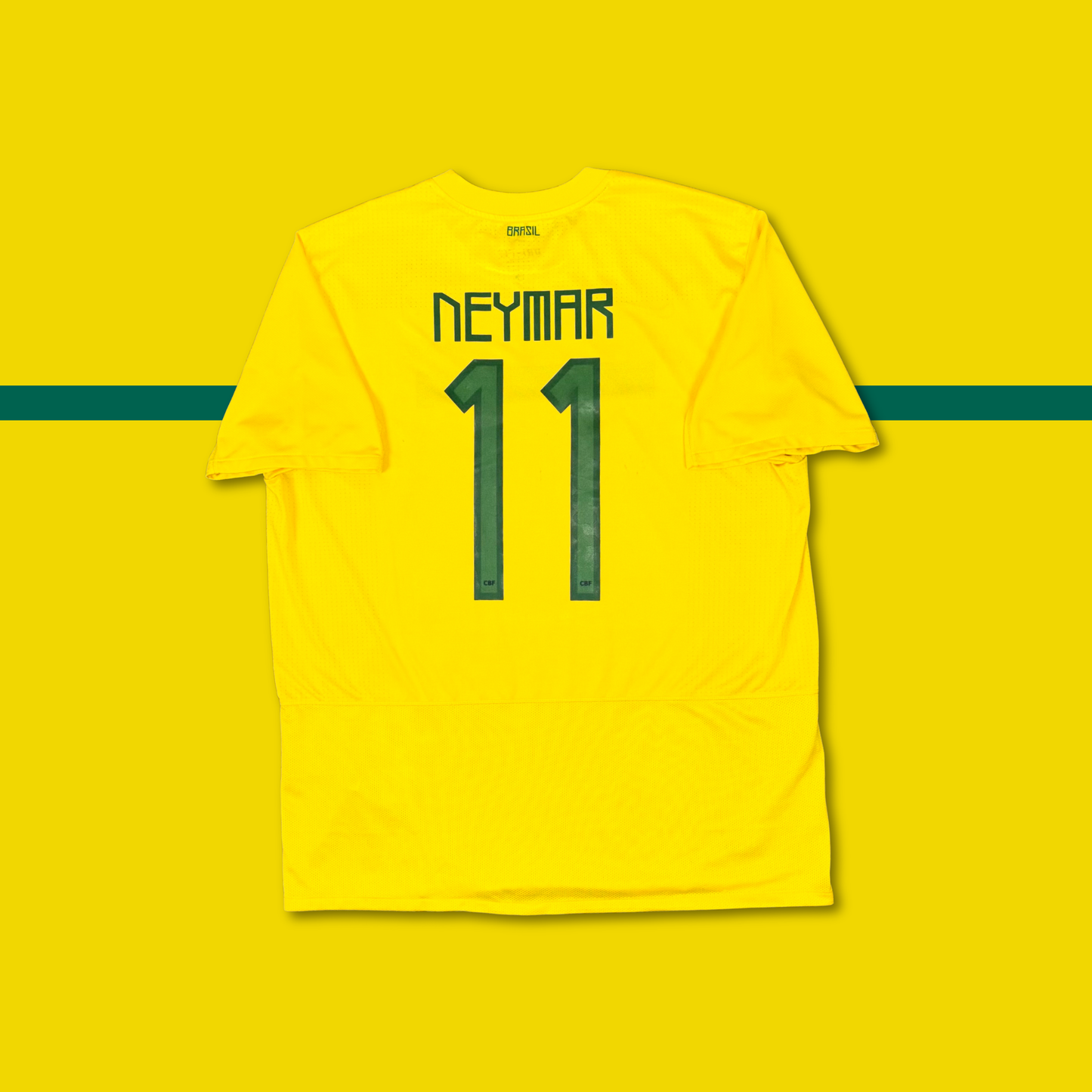 2011/12 Brazil Home Shirt - Neymar JR - XL