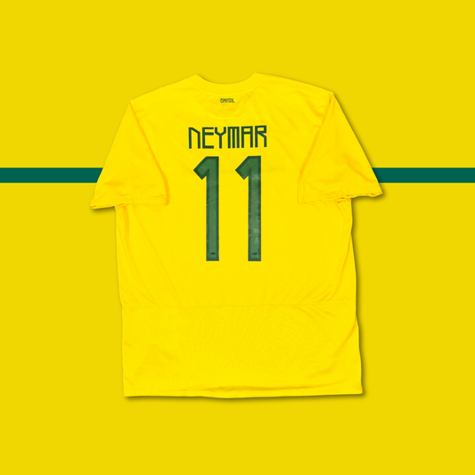 2011/12 Brazil Home Shirt - Neymar JR - XL