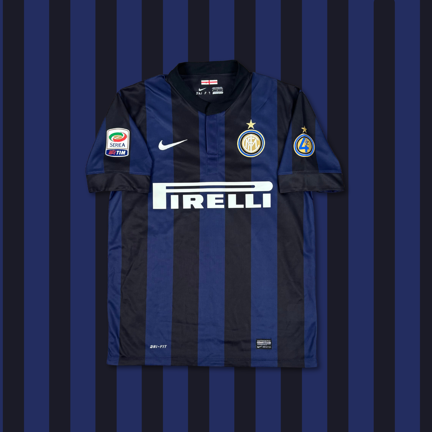 2013/14 Inter Milan Home Shirt - Javier Zanetti - M