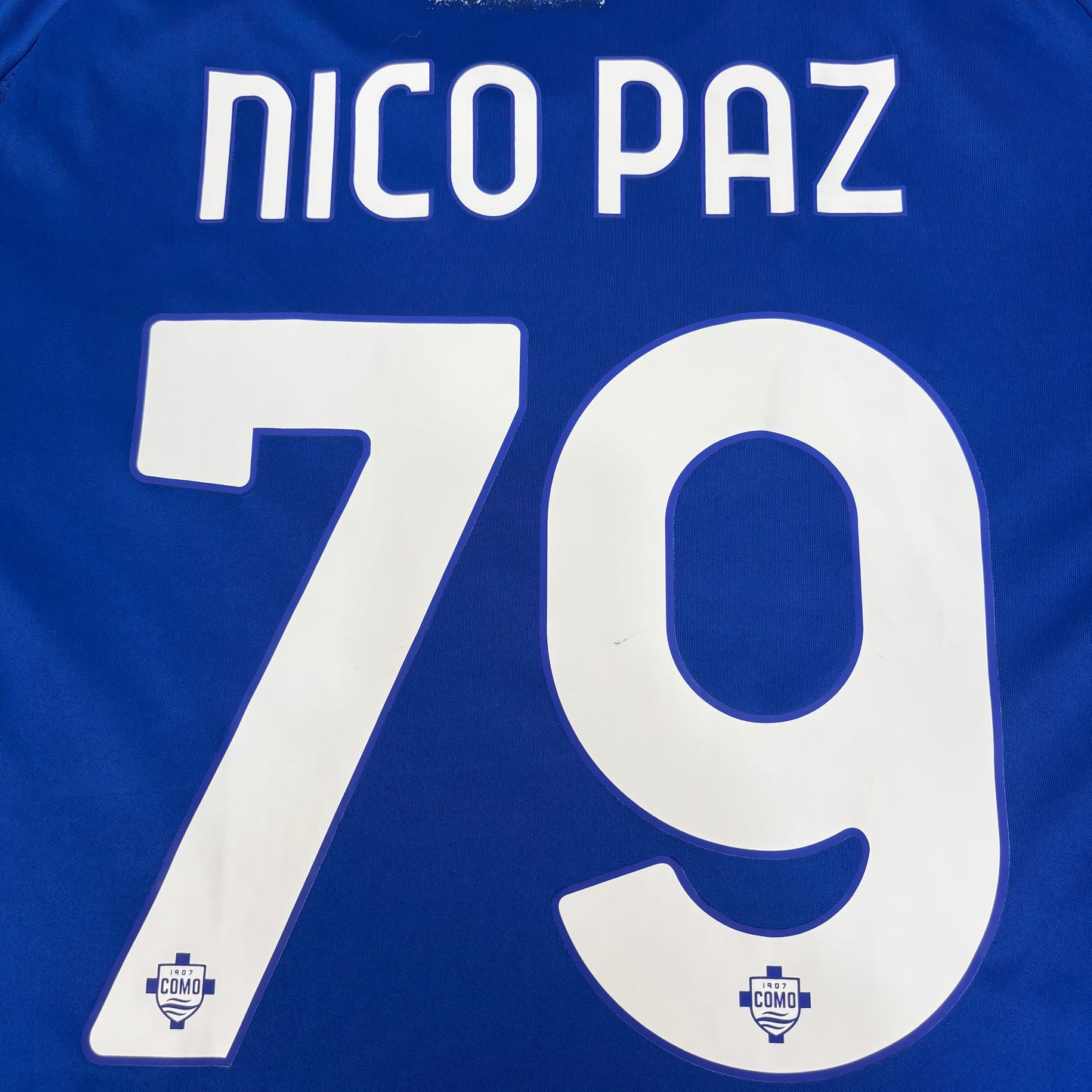 2025/26 Como 1907 Home Shirt - Nico Paz - M