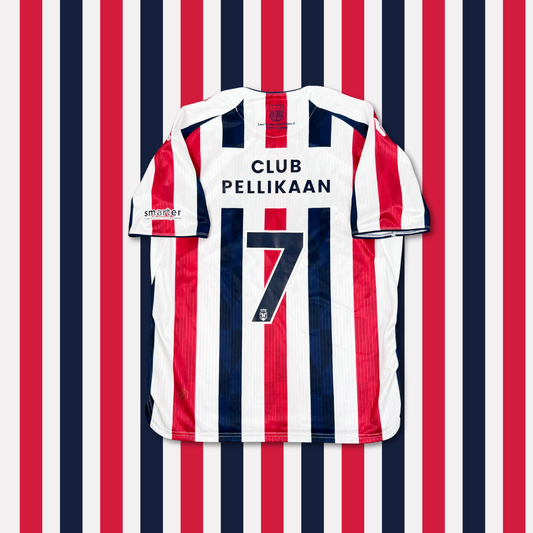 2021/22 Willem II Tilburg Home Match Worn Shirt - Doodeman - XL
