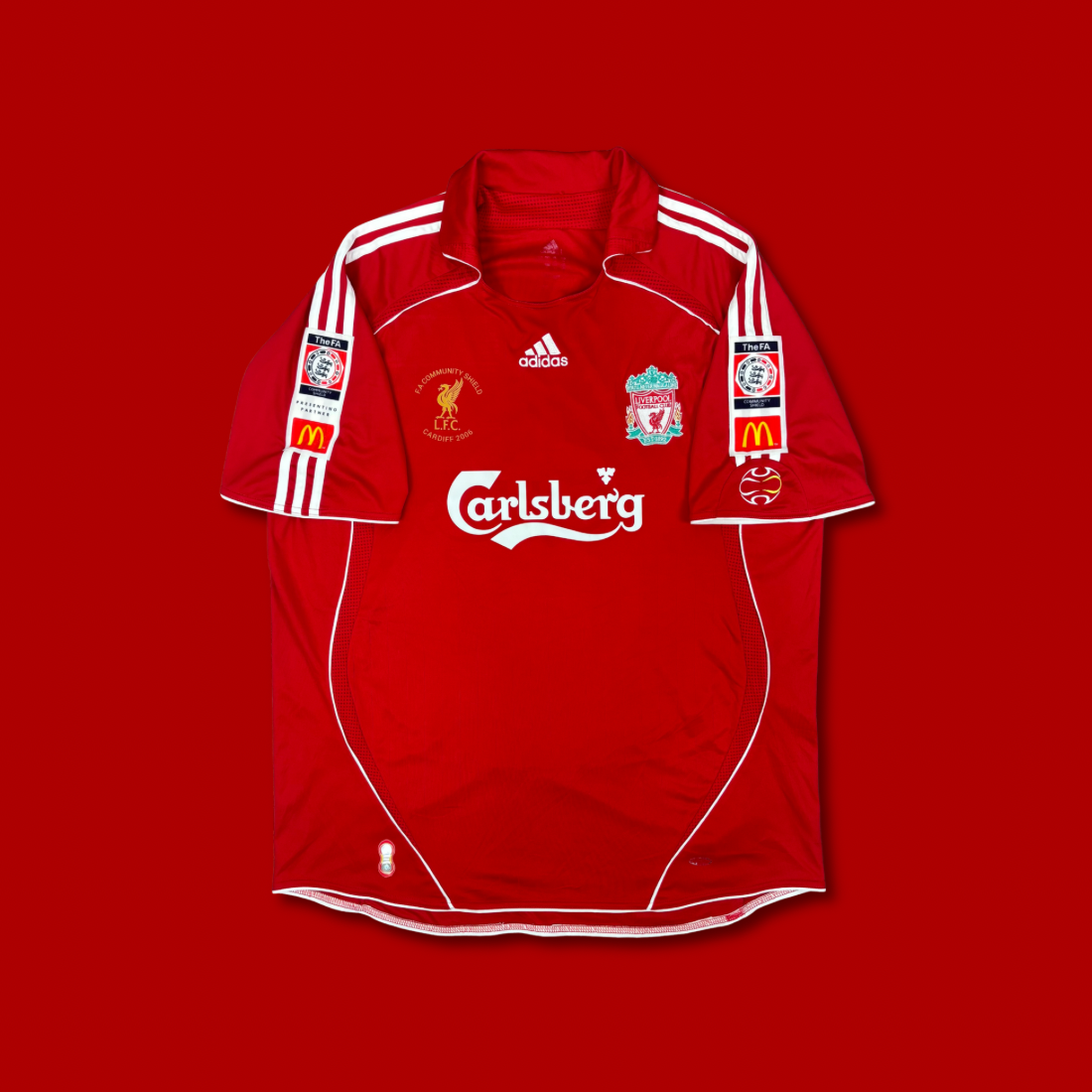 2006/07 Liverpool Home Shirt - Gerrard - XL