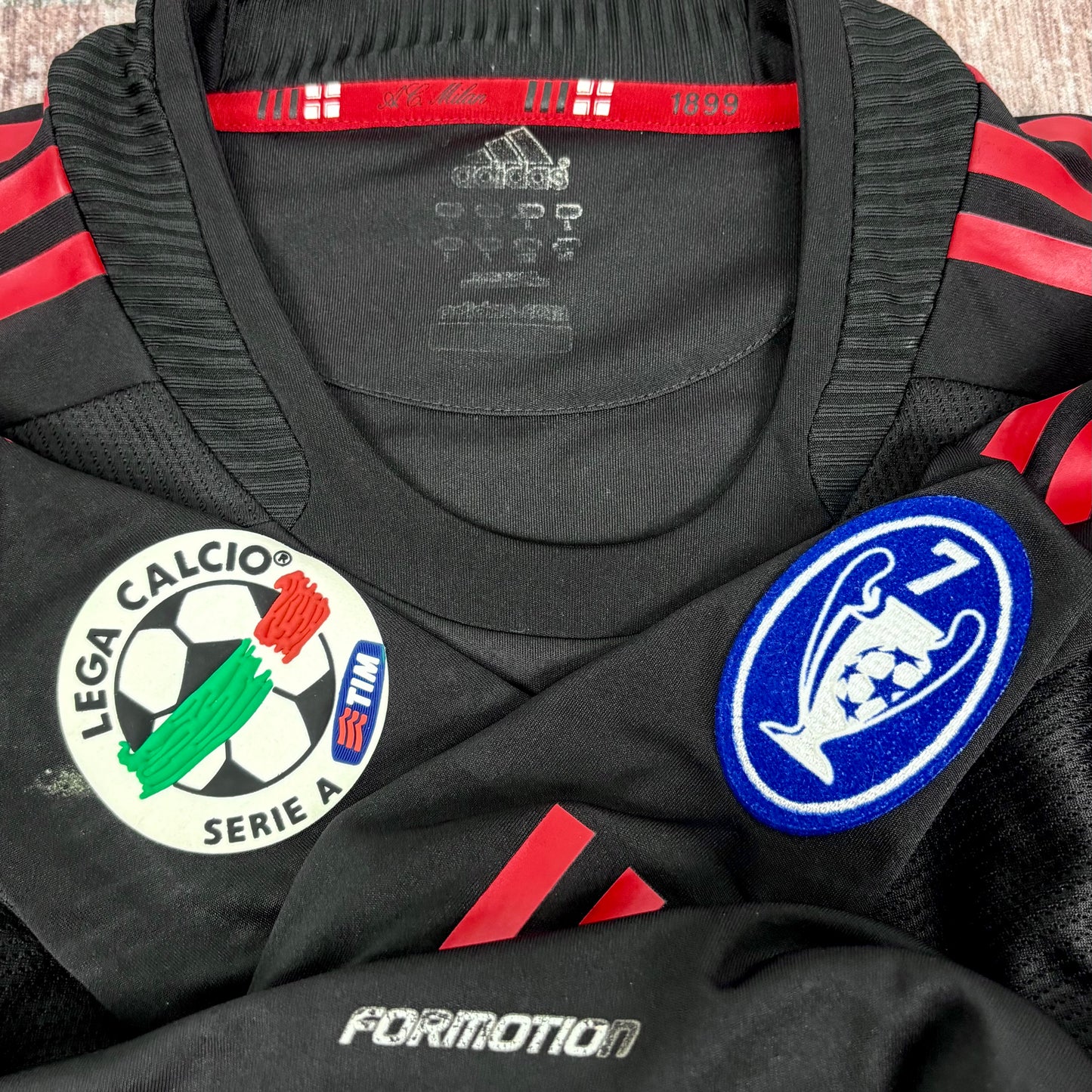 2008/09 AC Milan Third Longsleeve Shirt - Player Issue - Beckham - L