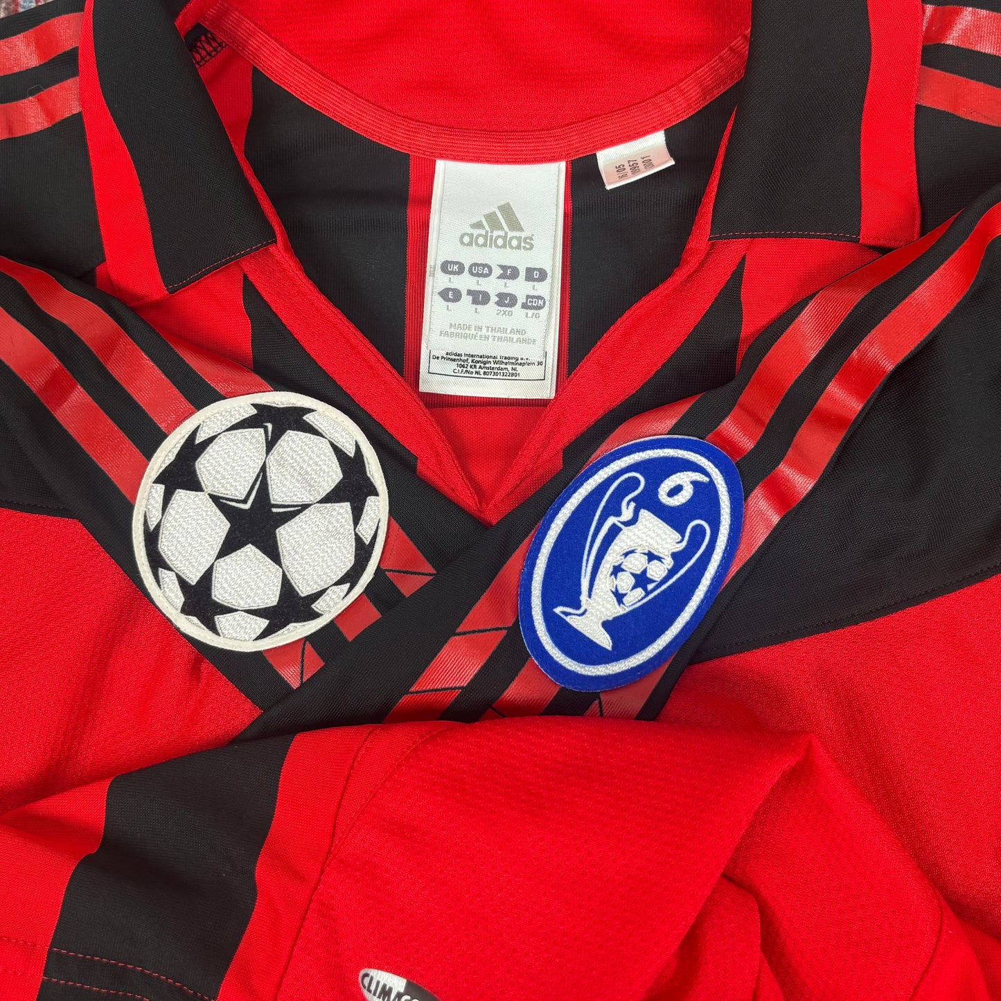 2005/06 AC Milan Home Longsleeve Shirt - Kaka - L