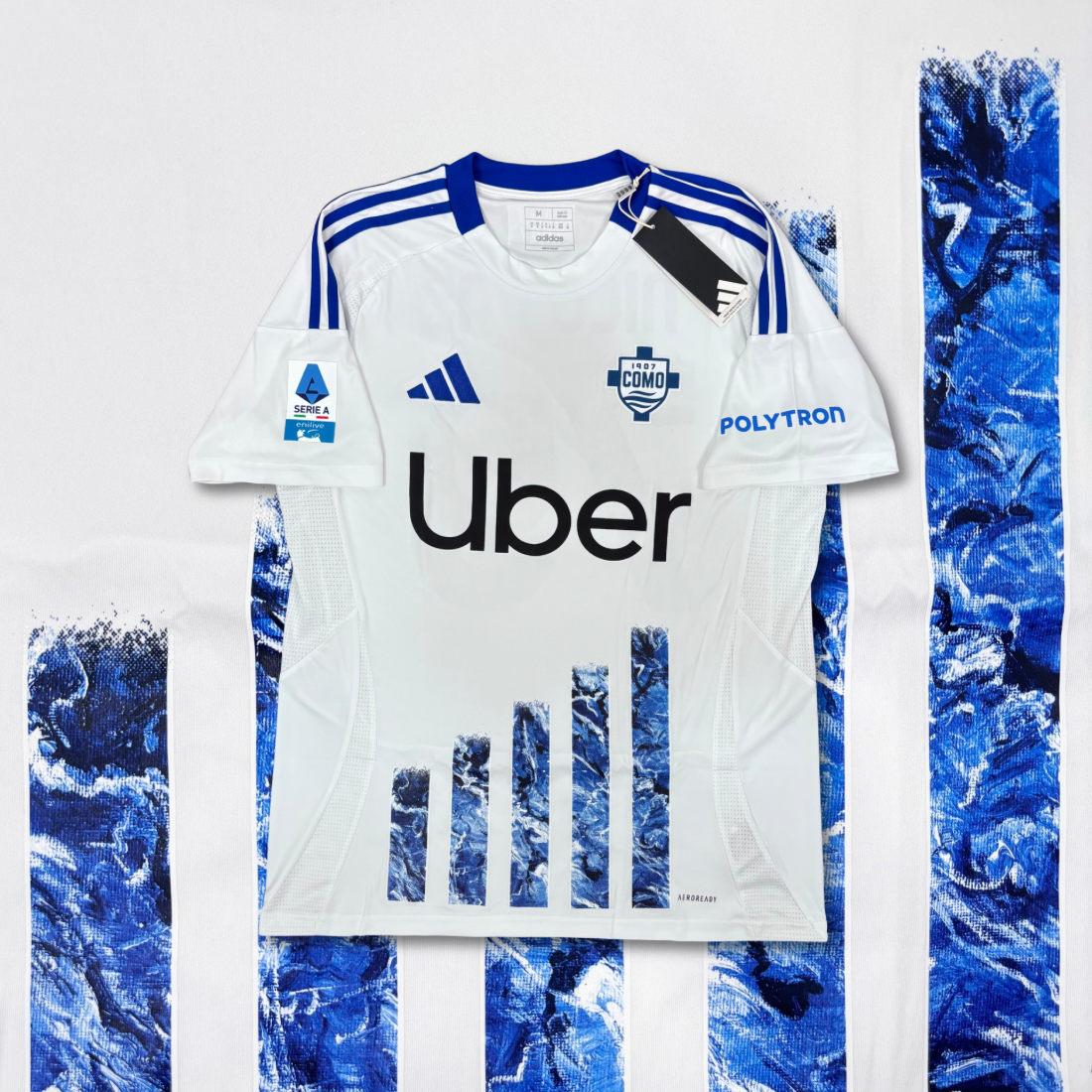 2024/25 FC Como Away Shirt - Nico Paz - M - New with Tag