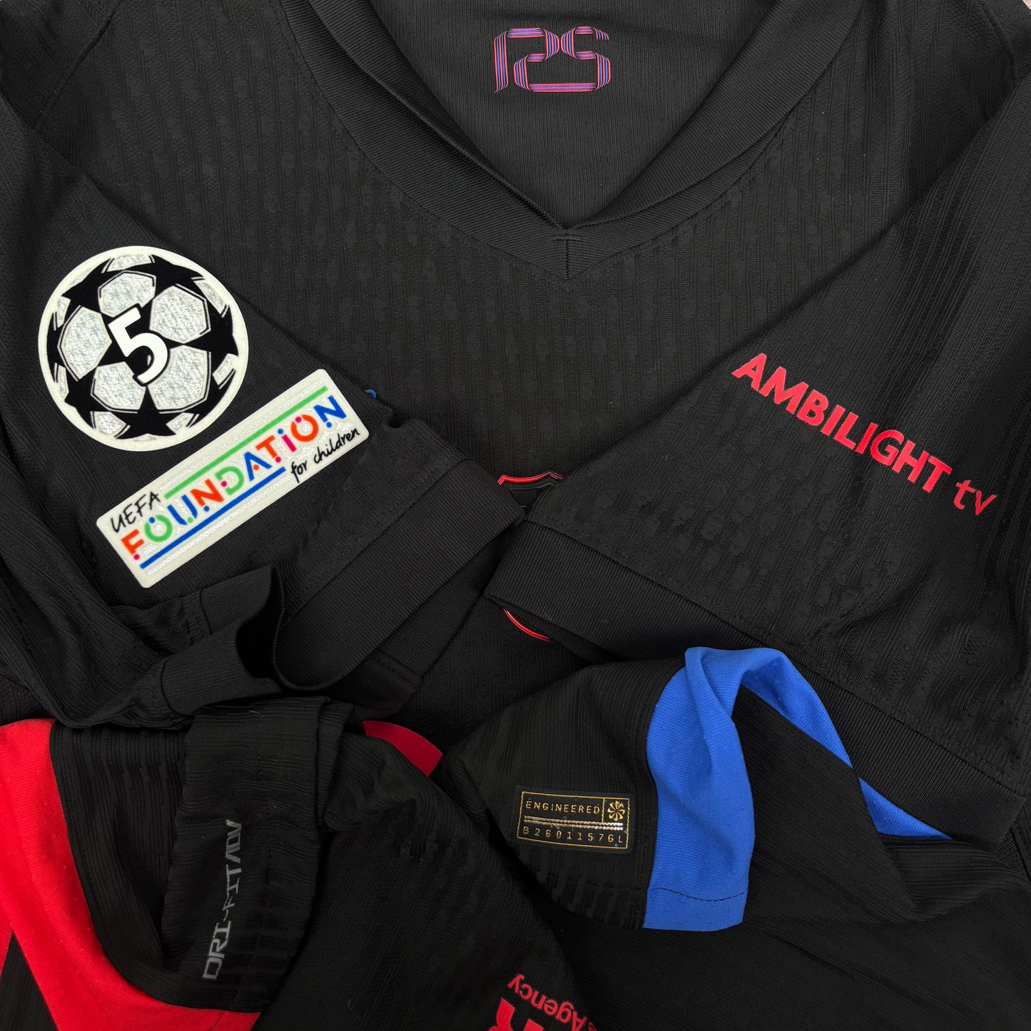 2024/25 Barcelona Away Shirt - Player Issue - Raphinha - XXL