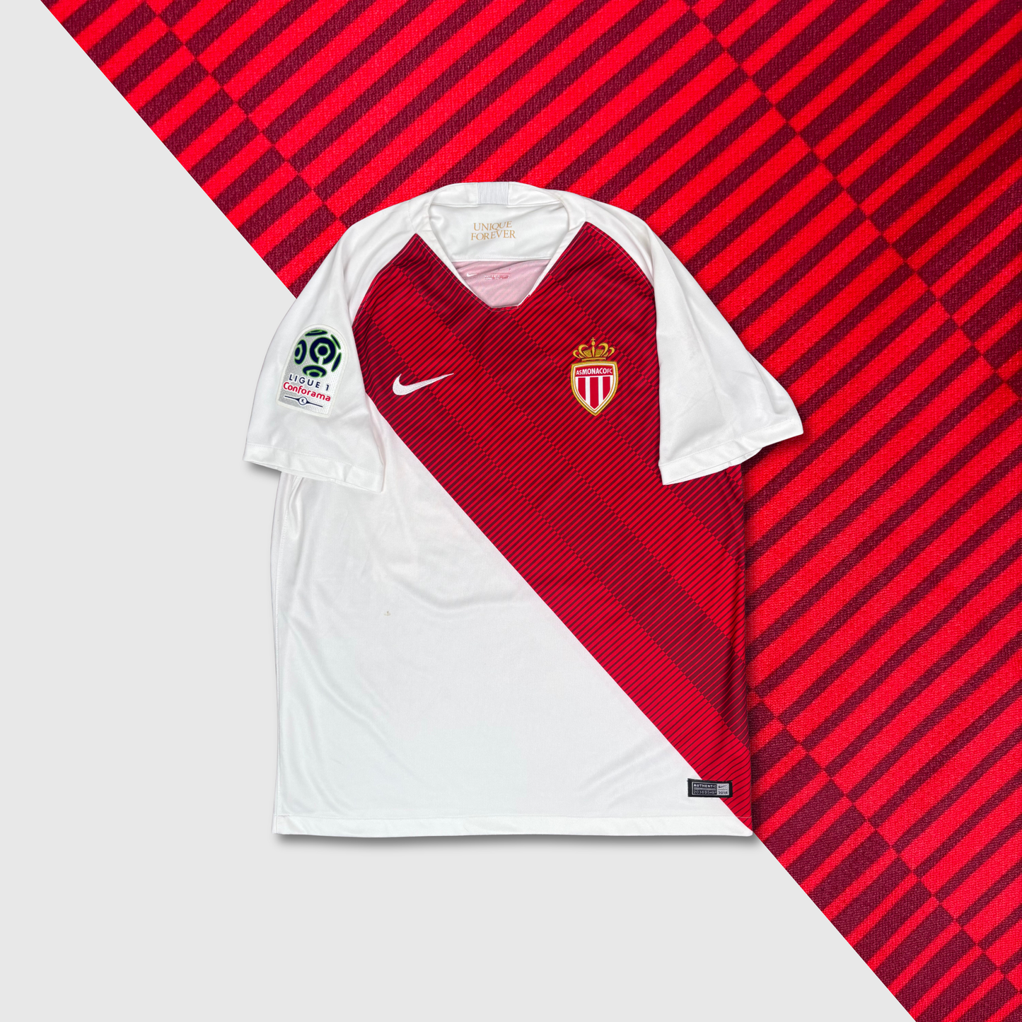 2018/19 AS Monaco Home Shirt - Fabregas - M