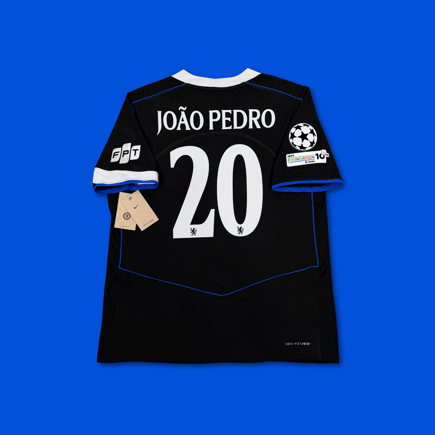 2025/26 Chelsea Third Shirt - Player Issue - Joao Pedro - New with Tag - XL