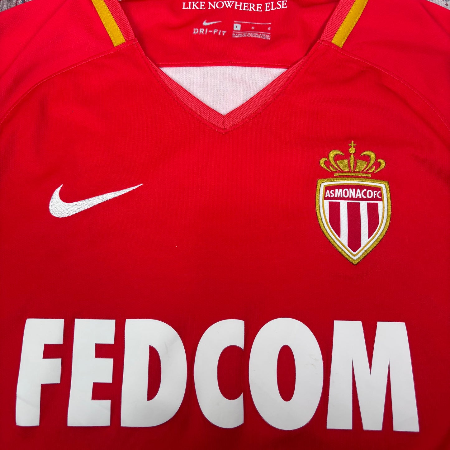 2017/18 AS Monaco Home Shirt - Mbappe - L