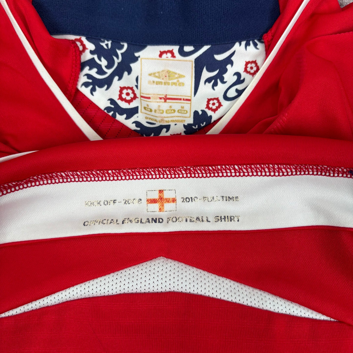 2008/09 England Away Shirt - Beckham - M