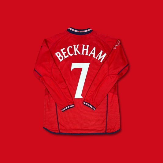 2002/03 England Away Shirt - Beckham - M
