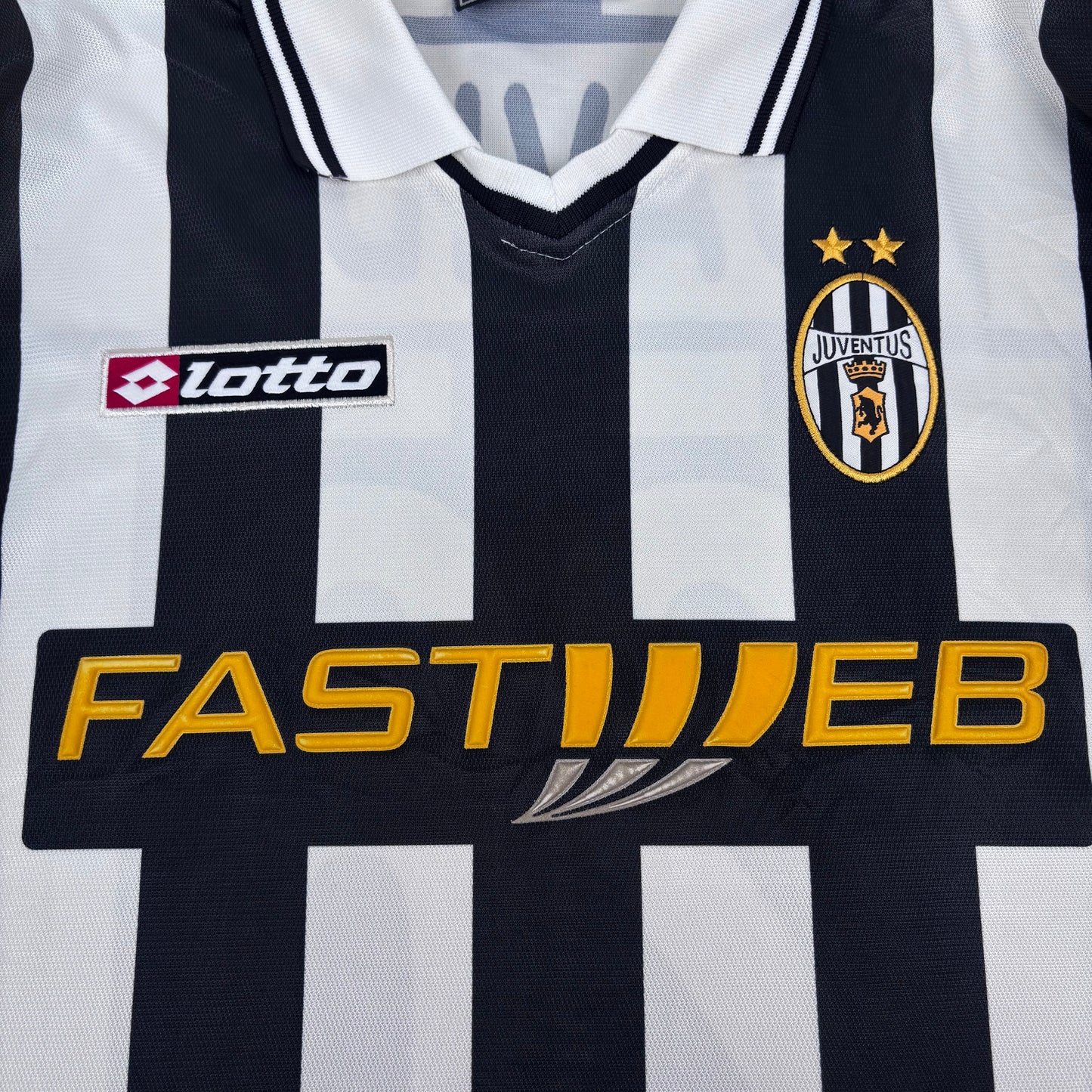 2000/01 Juventus Home Shirt - Player Issue - Davids - M