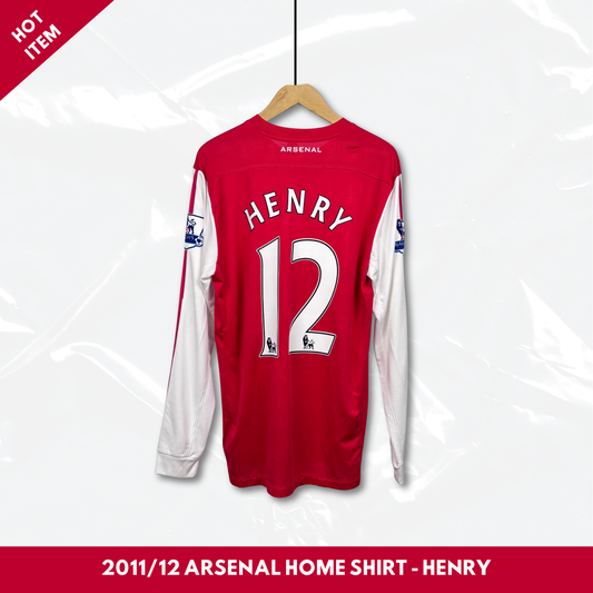 2011/12 Arsenal Home Shirt - Henry - M
