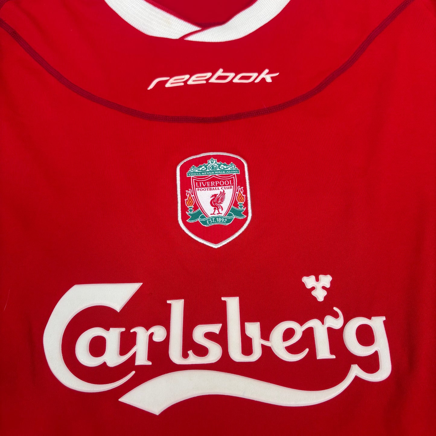 2002/03 Liverpool Home Shirt - Le Tallec - L