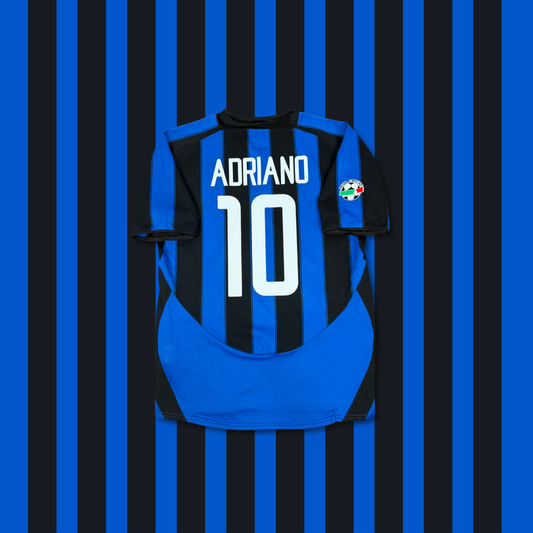 2003/04 Inter Milan Home Shirt - Adriano - L