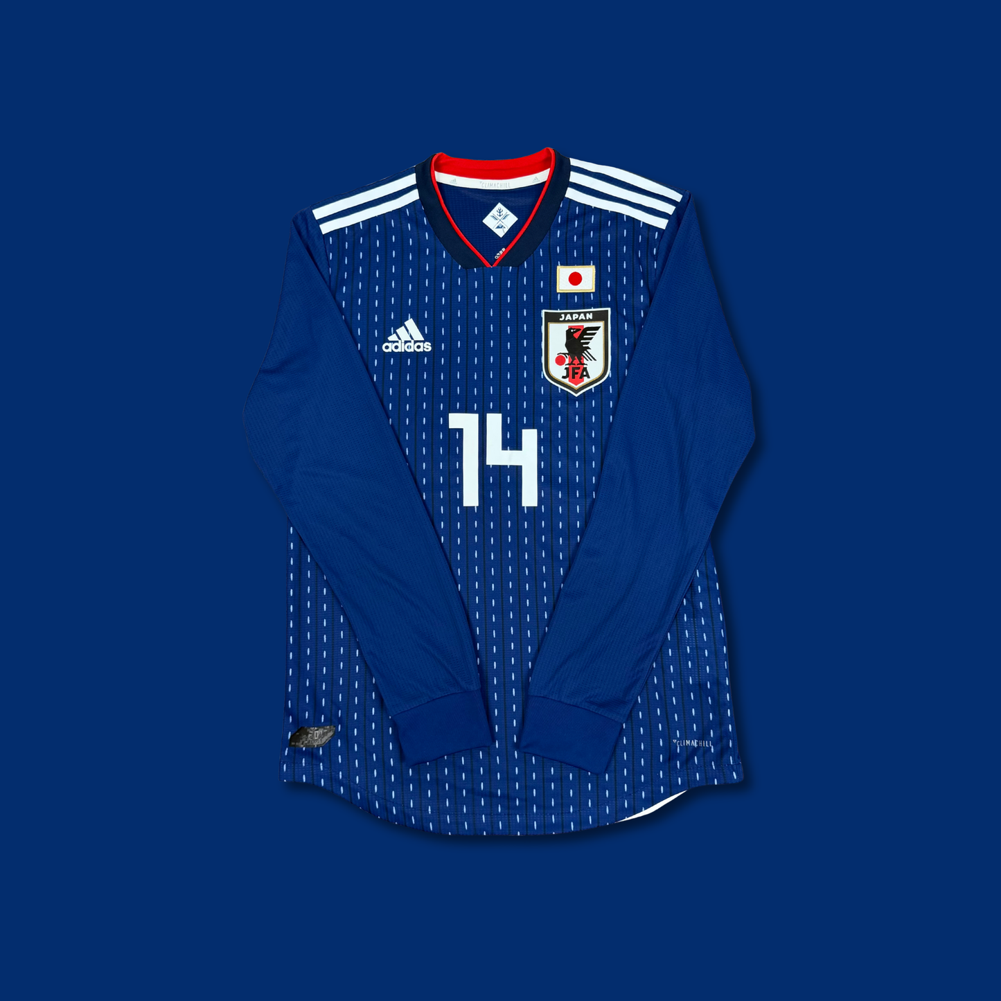 2018/19 Japan Home Longsleeve Shirt - Player Issue - Inui - M