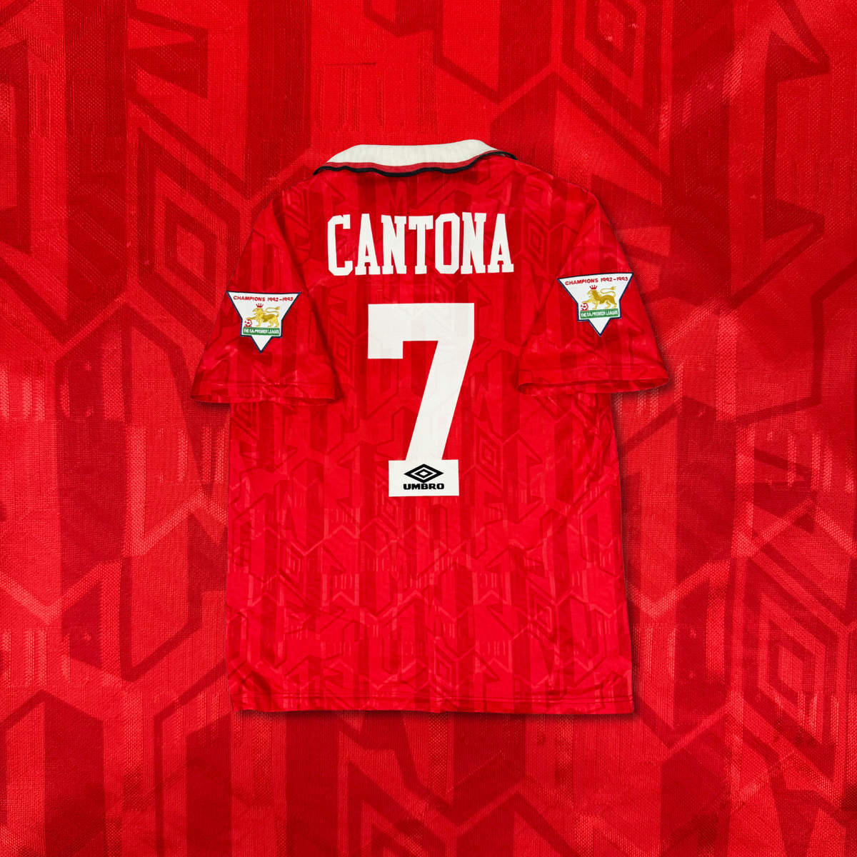 1992/93 Manchester United Home Shirt - Cantona - M