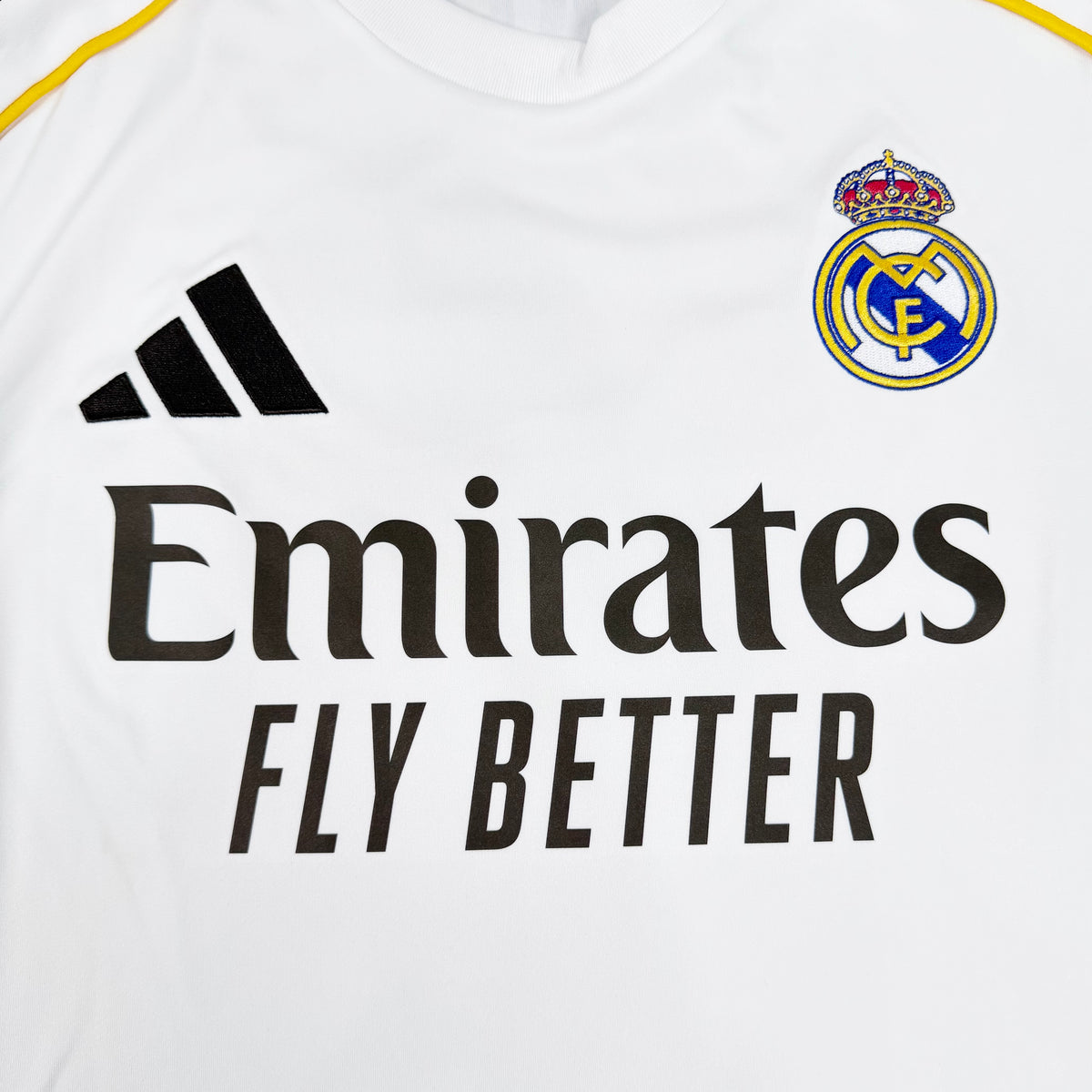 2025/26 Real Madrid Home Longsleeve Shirt - Mbappe - New with Tag - L