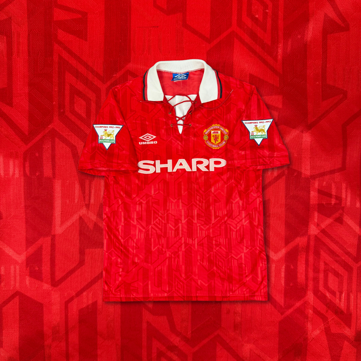1992/93 Manchester United Home Shirt - Cantona - M