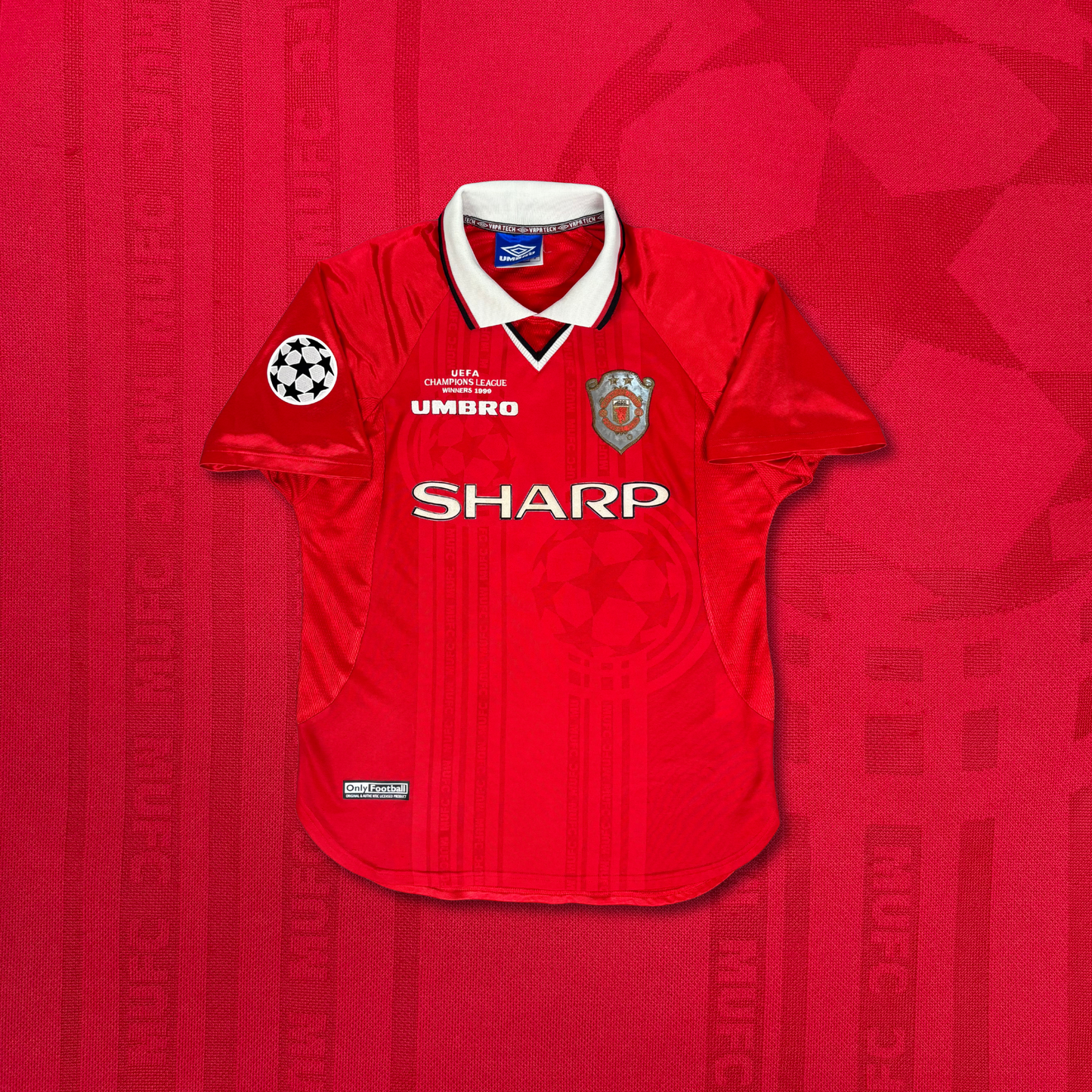 1999/00 Manchester United Cup Shirt - Beckham - M