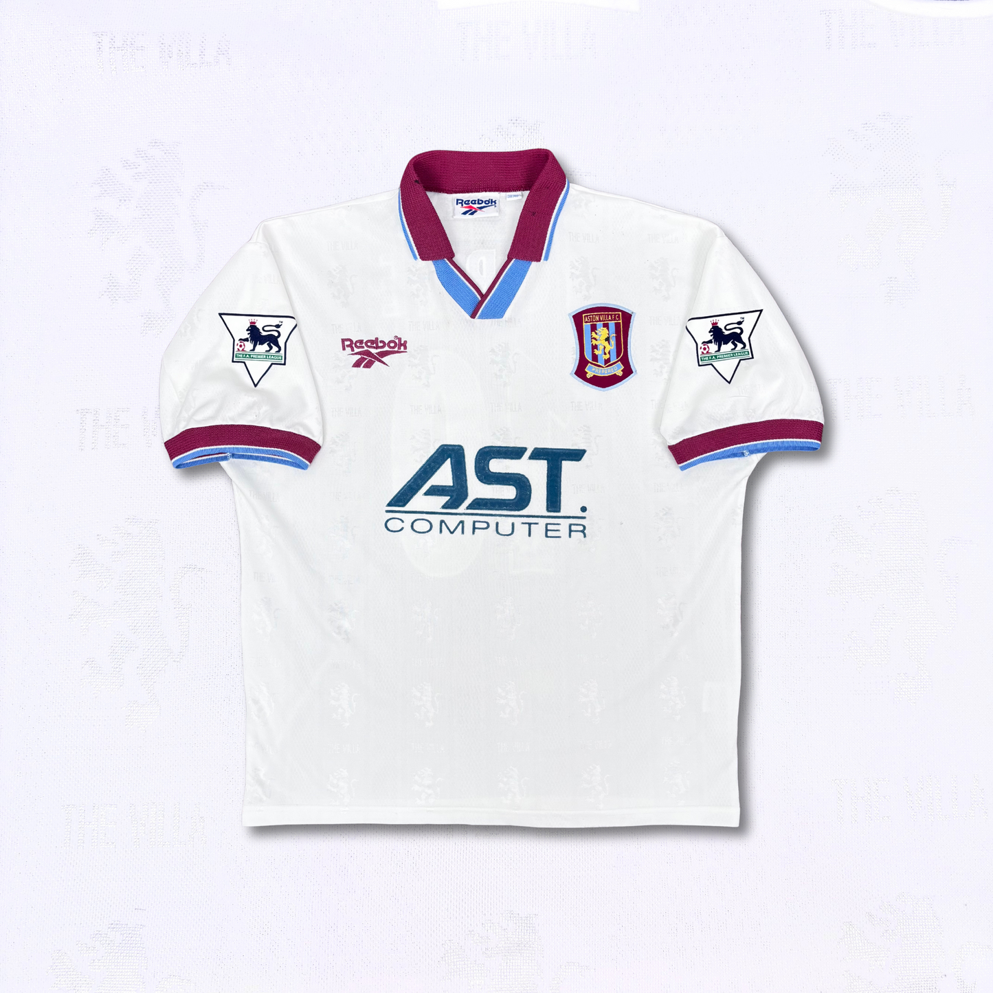 1997/98 Aston Villa Away Shirt - Yorke - L