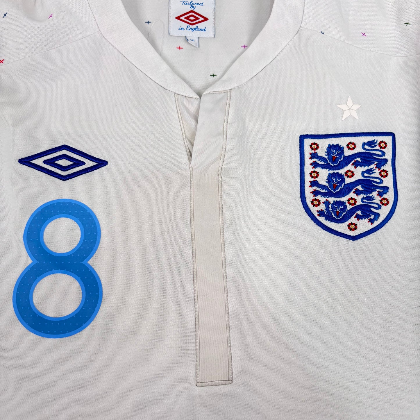 2010/11 England Home Shirt - Lampard - L