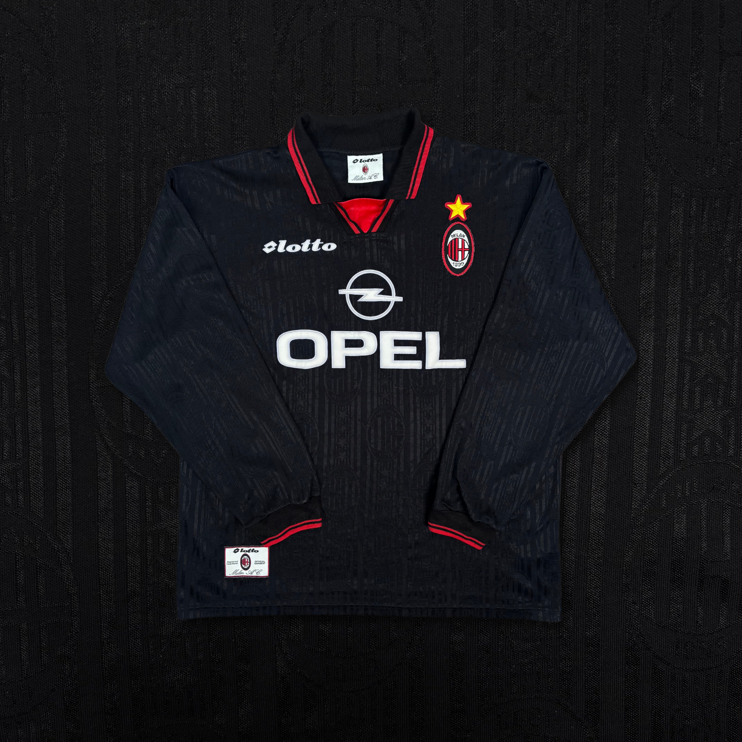 1996/97 AC Milan Third Longsleeve Shirt - Maldini - XL