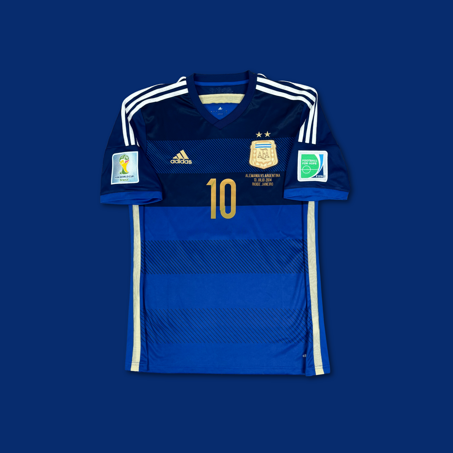 2014/15 Argentina Away Shirt - Messi - M