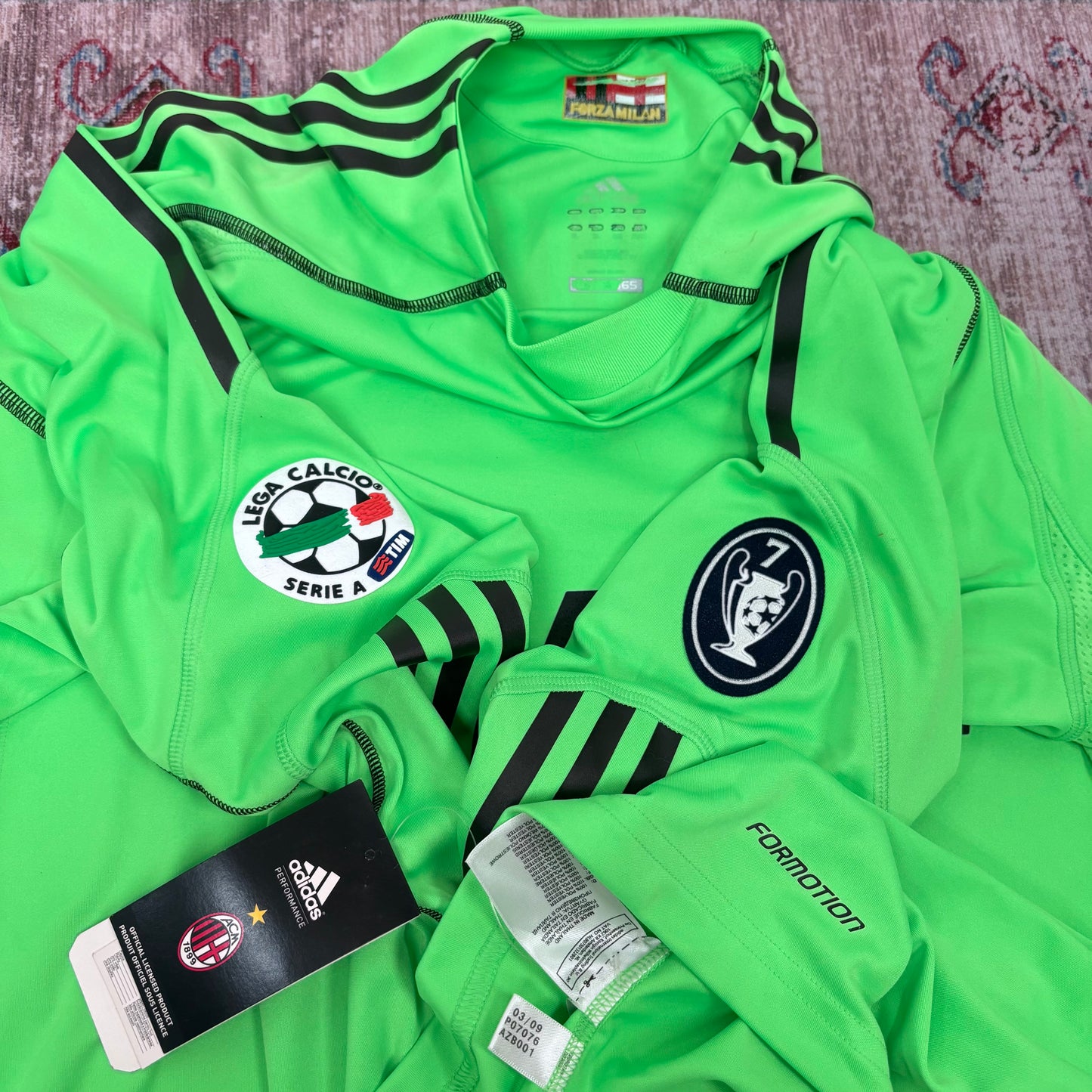 2009/10 AC Milan Goalkeeper Shirt - Player Issue - Dida - XL - New with Tag