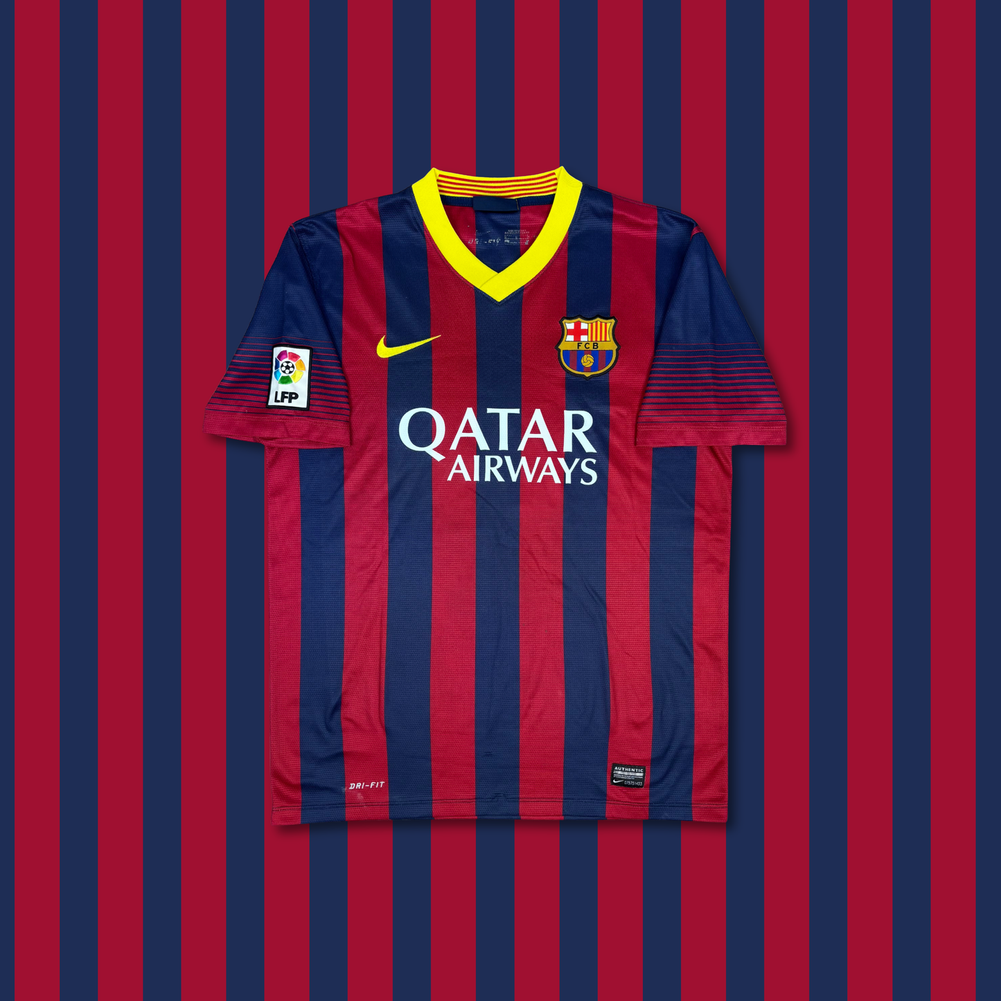 2013/14 Barcelona Home Shirt - Fabregas - M