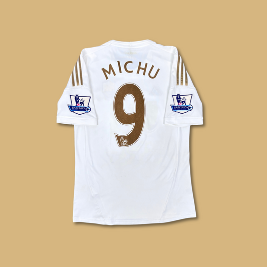 2011/12 Swansea Home Shirt - Michu - Player Issue - M
