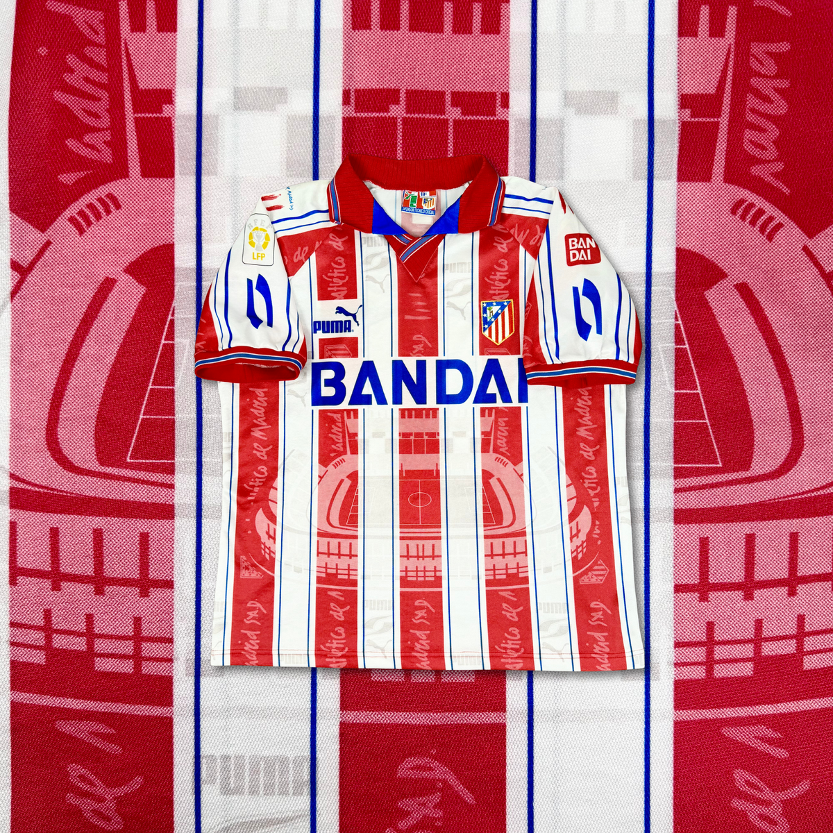 1996/97 Atletico madrid Home Shirt - Diego Simeone - XL