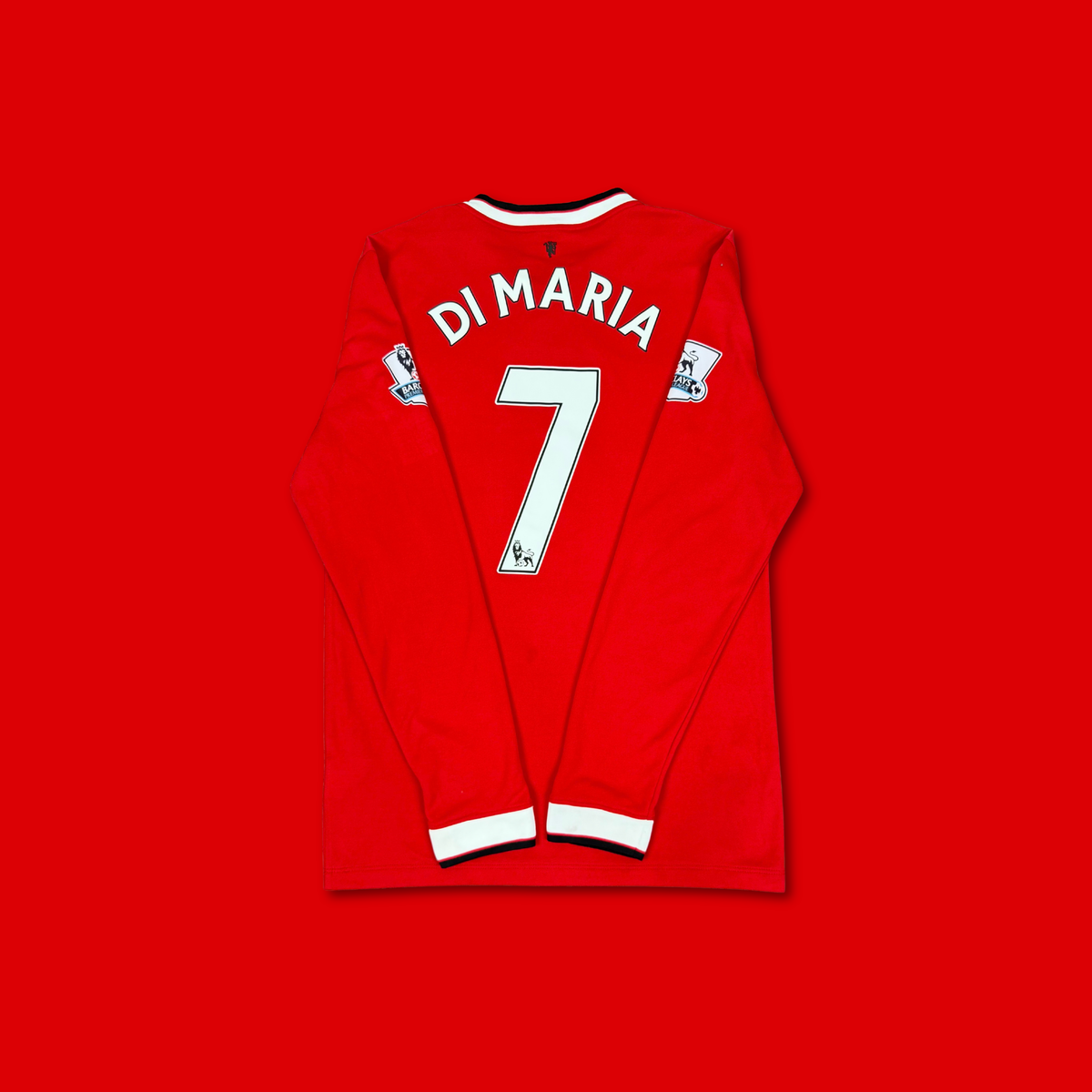 2014/15 Manchester United Home Longsleeve Shirt - Di Maria - S