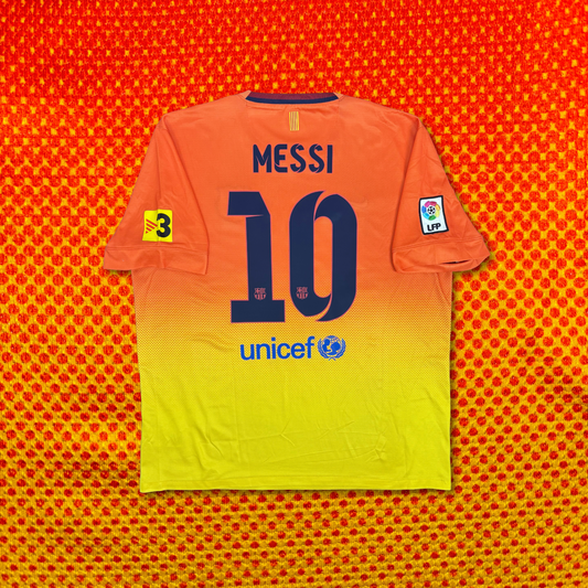 2012/13 Barcelona Away Shirt - Messi - XL