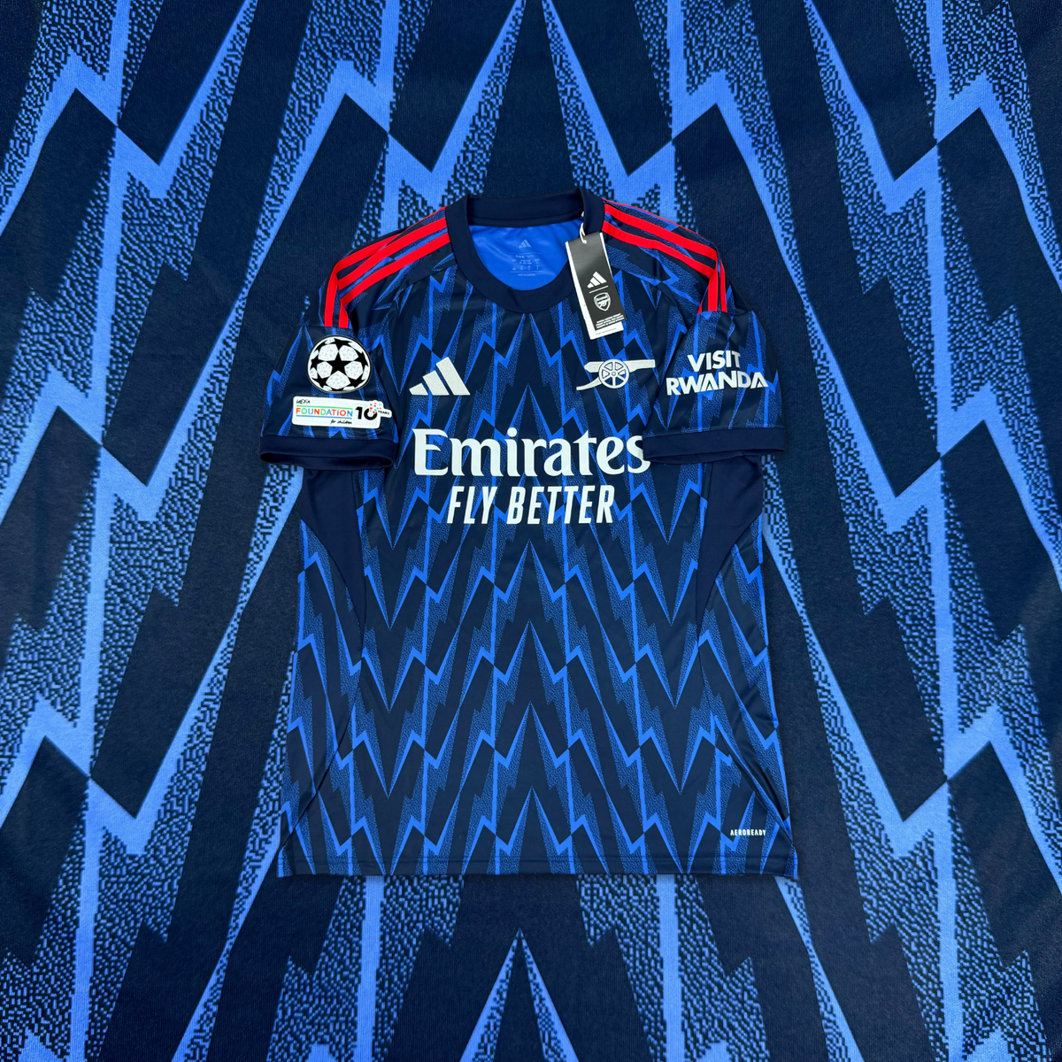 2025/26 Arsenal Away Shirt - Calafiori - New with Tag - L