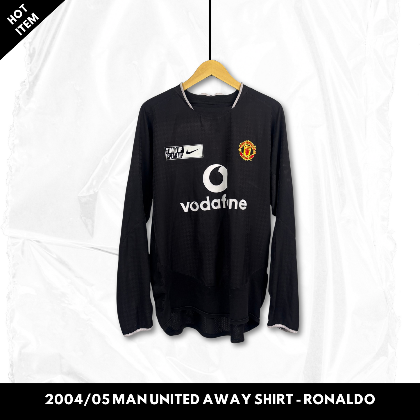 2004/05 Manchester United Away Shirt - Cristiano Ronaldo - M