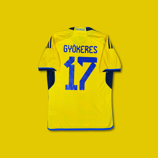 2022/23 Sweden Home Shirt - Gyokeres - M - New with Tag