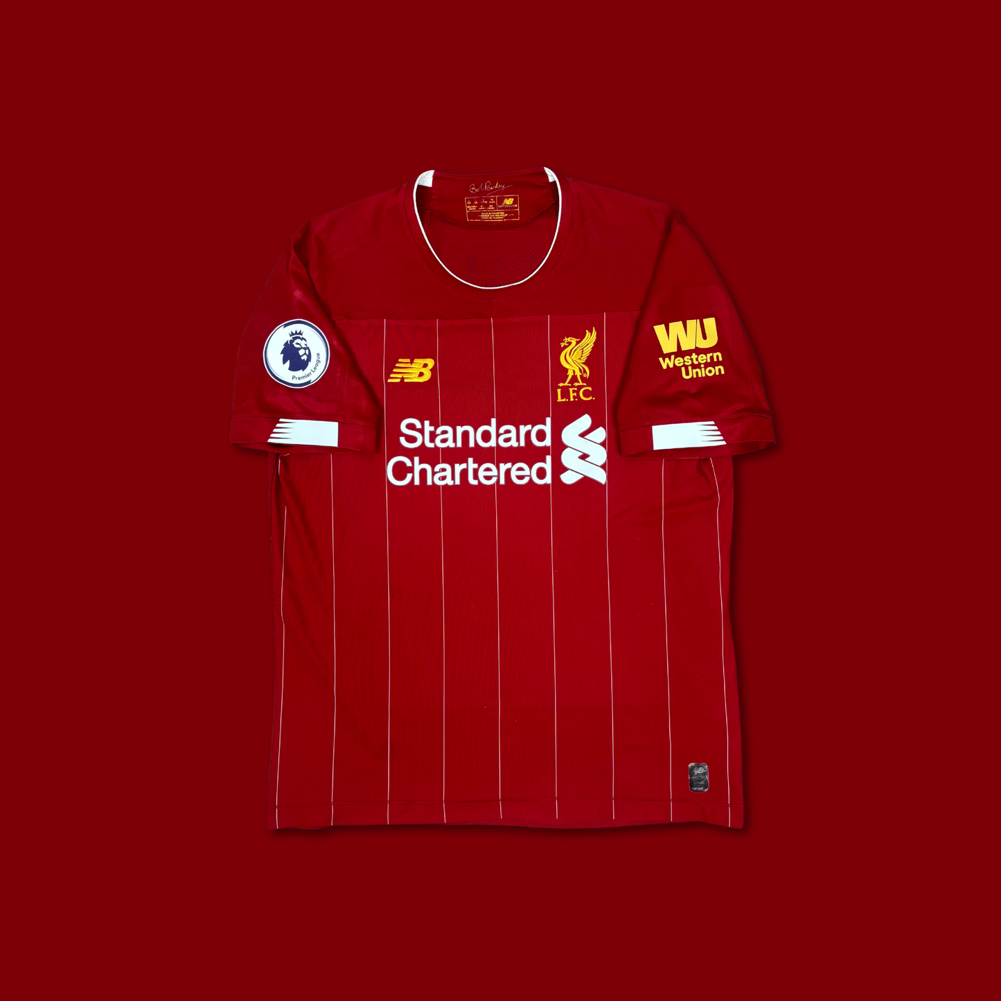 2019/20 Liverpool Home Shirt - Mo Salah - L