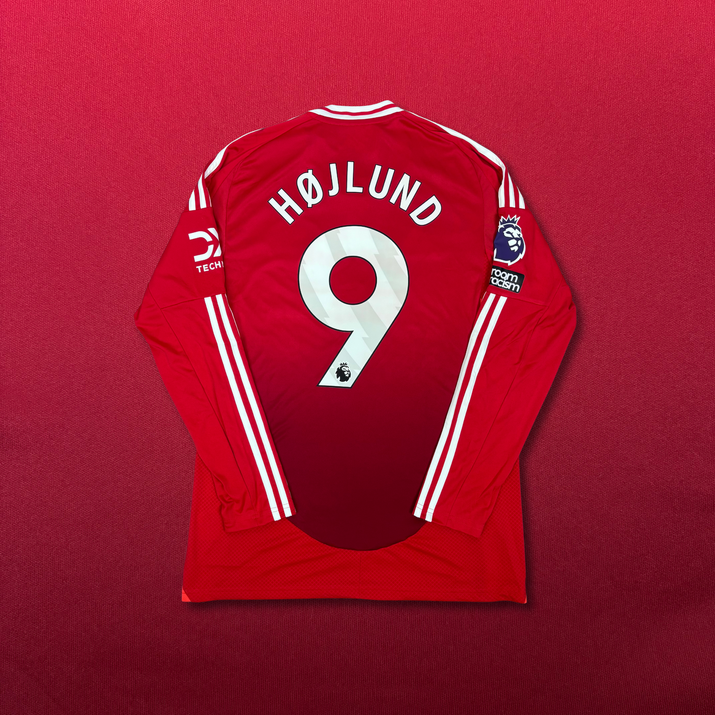 2024/25 Manchester United Home Longsleeve Shirt - Hojlund - L - New with Tag