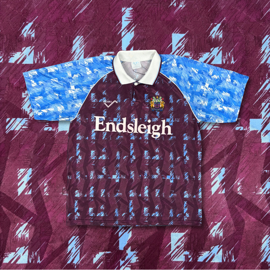 1992/93 Burnley Home Shirt - M